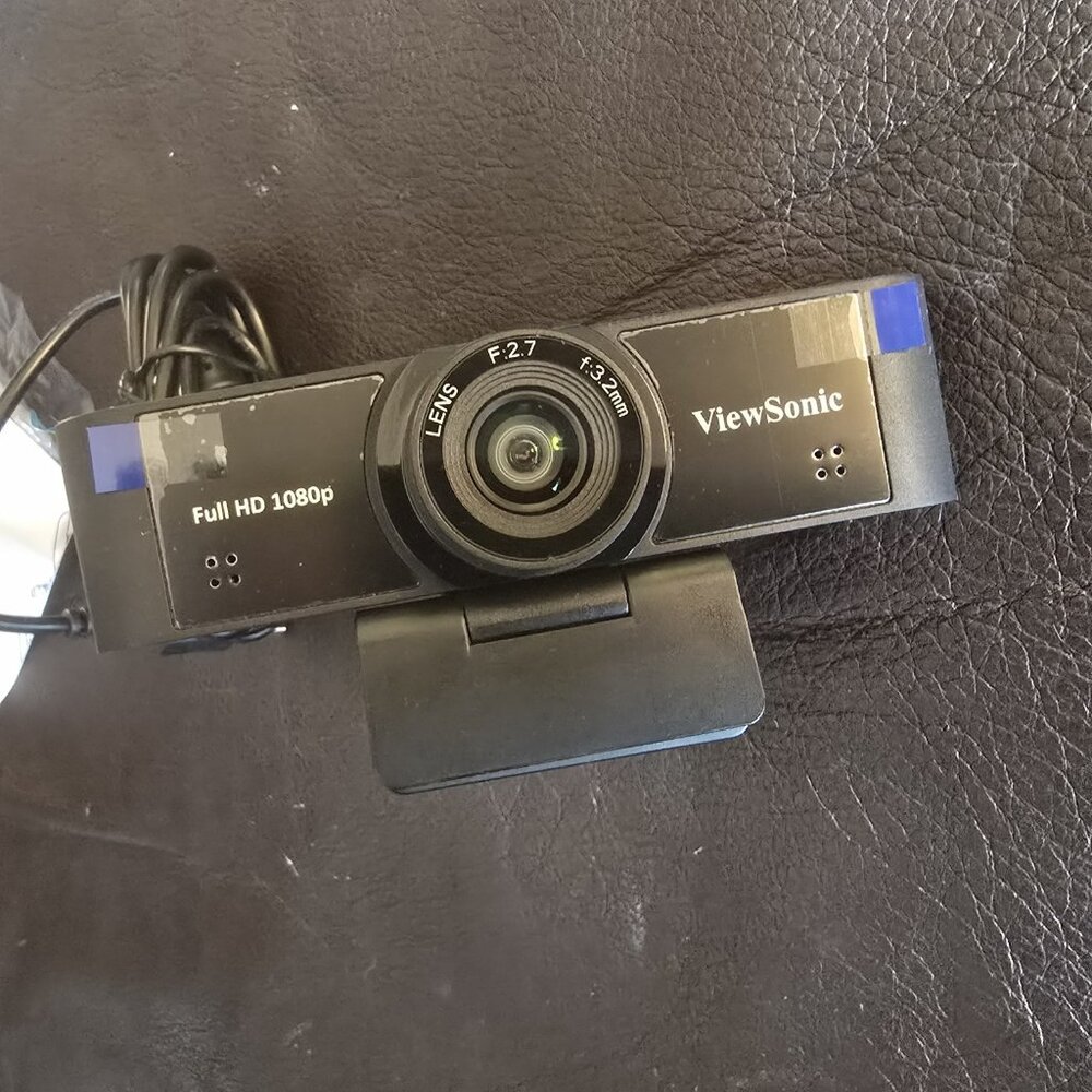 Viewsonic HD ultra-wide USB webcam camera, Open box / NEW